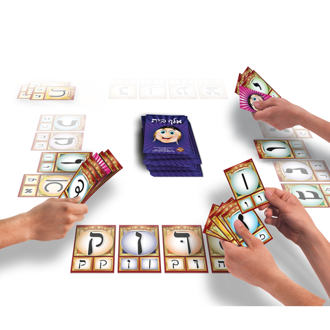 Great Educational Alef-Bais, Rashi & Script Card Game (101 Cards - 2.2 ...