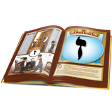Sefer Kisrei Alef-Bais & Nekudos, with ENGLISH and LOSHON-KODESH captions, 6" x 9" Laminated