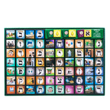Alef Bais memory card game - LOSHON-KODESH / ENGLISH captions & beautiful pictures (99 Cards, 2.25" x 2.25")
