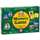 Alef Bais memory card game - LOSHON-KODESH / ENGLISH captions & beautiful pictures (99 Cards, 2.25" x 2.25")