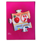 Alef Bais 24 Pc. floor puzzle - YIDDISH keywords with pictures (24" x 36")